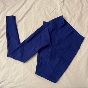 Lululemon High Waisted Structured Legging with Side Pockets